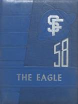 Sanford-Fritch High School 1958 yearbook cover photo