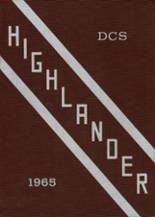 Dundee High School 1965 yearbook cover photo