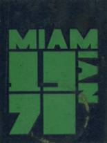Miami High School 1970 yearbook cover photo