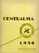 Central Catholic High School 1954 yearbook cover photo