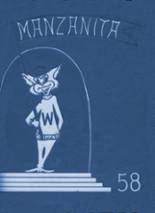 Watsonville High School 1958 yearbook cover photo