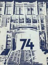 Boston Technical High School 1974 yearbook cover photo