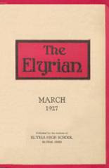 Elyria High School 1927 yearbook cover photo