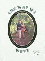 Chariho Regional High School 1977 yearbook cover photo