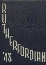 Rutherford High School 1948 yearbook cover photo