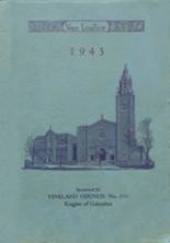Sacred Heart High School 1943 yearbook cover photo
