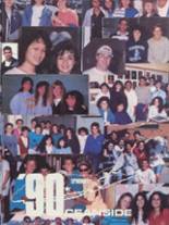 Oceanside High School 1990 yearbook cover photo