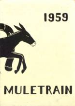 Muleshoe High School 1959 yearbook cover photo