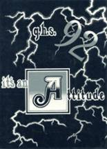 Goliad High School 1992 yearbook cover photo