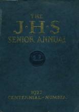 Jamestown High School 1927 yearbook cover photo