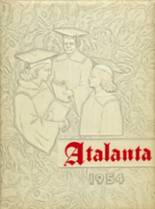 Atlanta High School 1954 yearbook cover photo