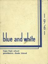 Hope High School 1961 yearbook cover photo