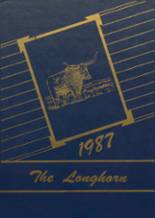 1987 Dime Box High School Yearbook from Dime box, Texas cover image
