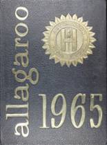 Hutchinson High School 1965 yearbook cover photo