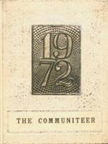 Community High School 1972 yearbook cover photo