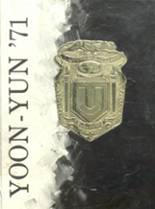 1971 Union High School Yearbook from Roosevelt, Utah cover image