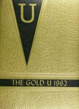 Union High School 1962 yearbook cover photo