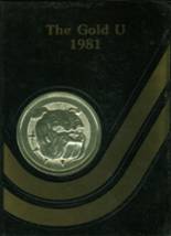 1981 Union High School Yearbook from Dugger, Indiana cover image