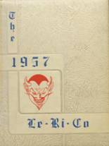 Leaf River High School 1957 yearbook cover photo