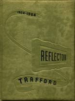 Trafford High School 1954 yearbook cover photo