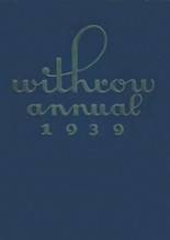Withrow High School 1939 yearbook cover photo