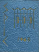 1963 Owosso High School Yearbook from Owosso, Michigan cover image