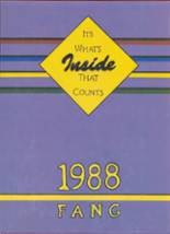 Lufkin High School 1988 yearbook cover photo