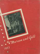Monmouth High School 1953 yearbook cover photo