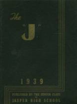 Jasper High School 1939 yearbook cover photo