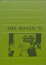 ROWVA High School 1971 yearbook cover photo