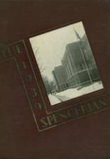 Spencer High School 1939 yearbook cover photo