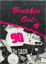 DeLeon High School 1990 yearbook cover photo