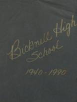 Bicknell High School 1940 yearbook cover photo