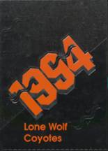 Lone Wolf High School 1994 yearbook cover photo