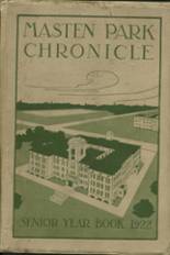 Masten Park High School 1922 yearbook cover photo