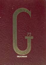 Greenwood High School 1972 yearbook cover photo