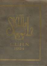 1924 Calaveras High School Yearbook from San andreas, California cover image