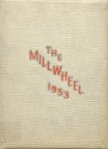 Milledgeville High School 1953 yearbook cover photo