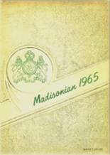 Madison High School 1965 yearbook cover photo