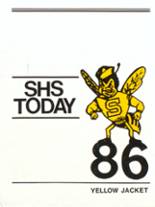 Sidney High School 1986 yearbook cover photo
