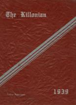 Killingly High School 1939 yearbook cover photo