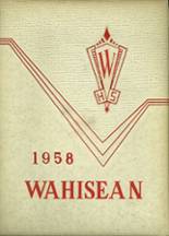 Warren-Alvarado-Oslo High School 1958 yearbook cover photo
