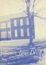 Fillmore High School 1954 yearbook cover photo