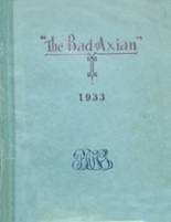 1933 Bad Axe High School Yearbook from Bad axe, Michigan cover image