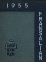 St. Francis De Sales High School 1955 yearbook cover photo