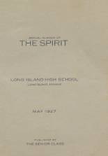 1927 Long Island High School Yearbook from Long island, Kansas cover image