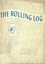 Rolling Prairie High School 1954 yearbook cover photo