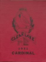 Clear Lake High School 1951 yearbook cover photo