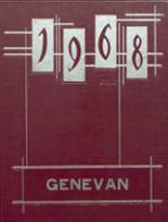 Geneva High School 1968 yearbook cover photo