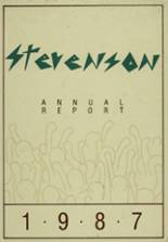 Stevenson High School 1987 yearbook cover photo